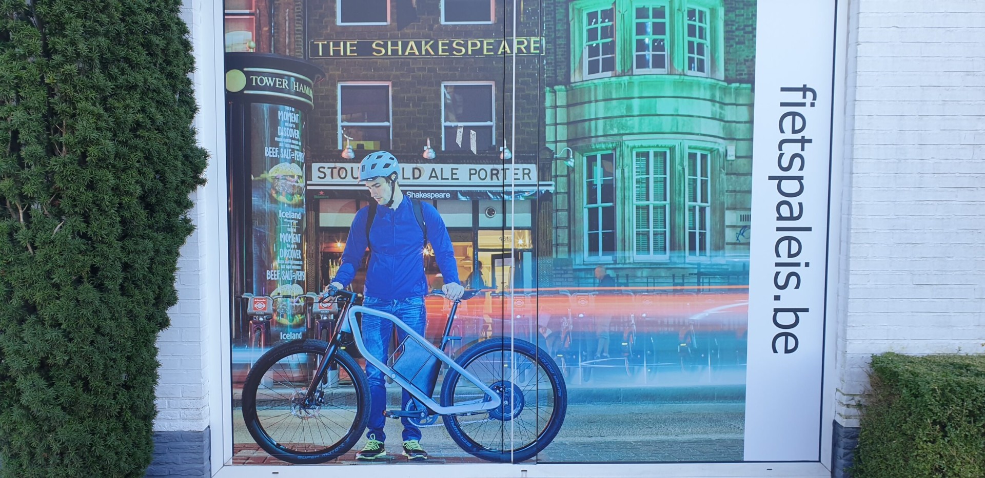 Fietspaleis etalagefolie